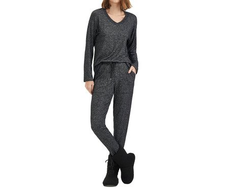 Conjunto Manga Longa Cinza | Westwing