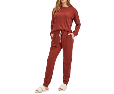 Conjunto Manga Longa Vermelho | WestwingNow