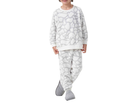 Pijama l Manga Longa Infantil Branca | WestwingNow