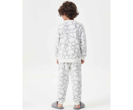 Pijama l Manga Longa Infantil Branca | WestwingNow