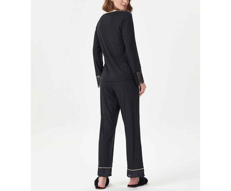 Pijama lll Manga Longa Cinza | Westwing