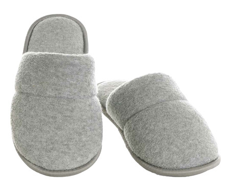 Pantufa Infantil Masculina Cinza