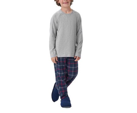 Pijama ll Manga Longa Infantil Cinza I | Westwing