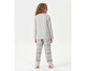 Pijama lll Manga Longa Infantil Cinza, Cinza | WestwingNow