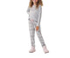 Pijama lll Manga Longa Infantil Cinza, Cinza | WestwingNow