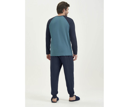 Pijama Manga Longa Comfort Azul | WestwingNow