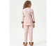 Pijama Manga Longa Infantil Rosa e Branco, Rosa | WestwingNow