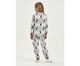 Pijama Manga Longa Infantil Off White e Azul, Off White | WestwingNow