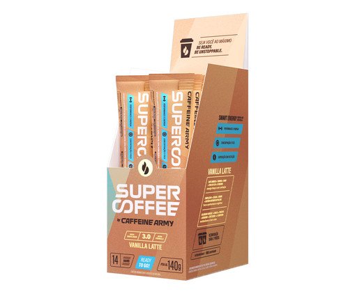 Display Supercoffee 3.0 Vanilla Latte - 140G, Colorido | WestwingNow