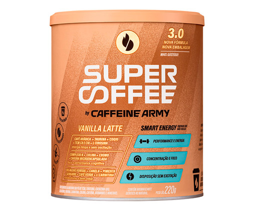 Supercoffee 3.0 Vanilla Latte - 220G, Colorido | WestwingNow