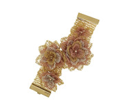 Bracelete Rose Maxi Trio Gold - 10X17,5cm | WestwingNow