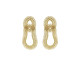 Brinco Artemis Duo Gold - 4X8cm, Dourado | WestwingNow