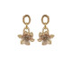 Brinco Rose Links Trio Gold - 4X8cm, Dourado | WestwingNow