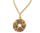 Colar Pendente Mandala Colorful Gold, Dourado | WestwingNow