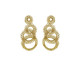 Brinco Artemis Trio Total Gold - 4X8cm, Dourado | WestwingNow