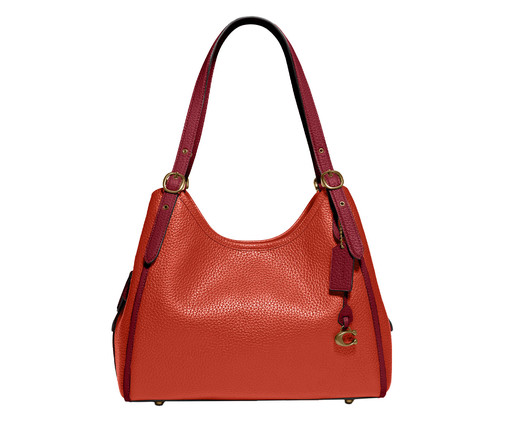 Bolsa Lori Shoulder In Colorblock Red Orange Multi, Colorido | WestwingNow