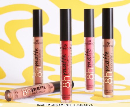Batom Líquido 8H Matte Essence Cor 04 Rosy Nude - 2,5ml | Westwing