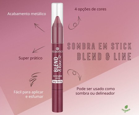 Sombra em Bastão Blend & Line Essence 02 Oh My Ruby - 1,8G | Westwing