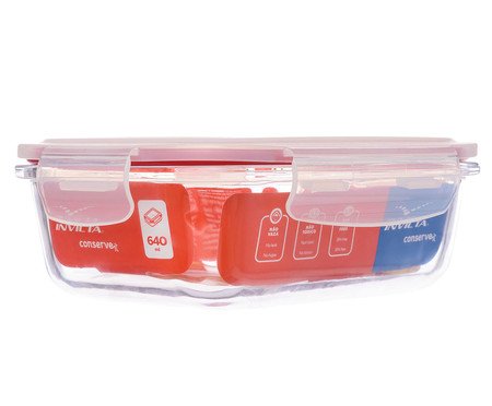 Pote De Vidro Tampa Hermetica - 640ml | Westwing