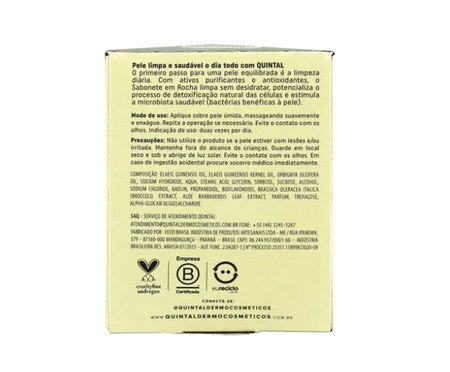 Sabonete Facial em Rocha Purificante Quintal - 80G | Westwing