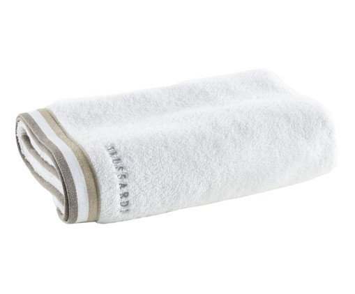 Toalha Banhão Montello Branco e Bege, Branco | WestwingNow