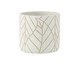 Cachepot Folha II - Branco e Dourado, white | WestwingNow