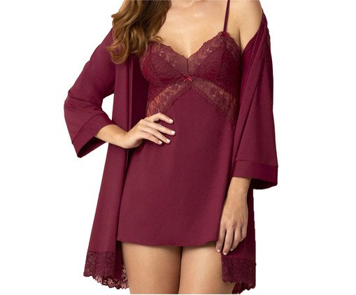 Baby Doll sem Bojo Merlot, Vermelho | WestwingNow