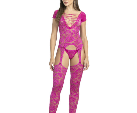 Body Stocking Hot Pink | WestwingNow