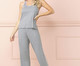 Conjunto de Pijama Mescla, Cinza | WestwingNow