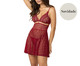 Baby Doll com Strapy sem Bojo Chianti, Vermelho | WestwingNow