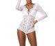Body Manga Longa sem Bojo Branco, Branco | WestwingNow