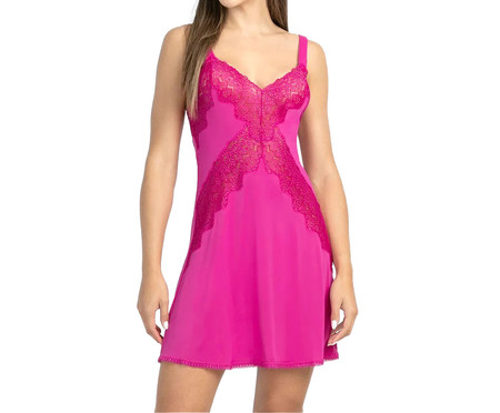 Camisola Curta sem Bojo Hot Pink