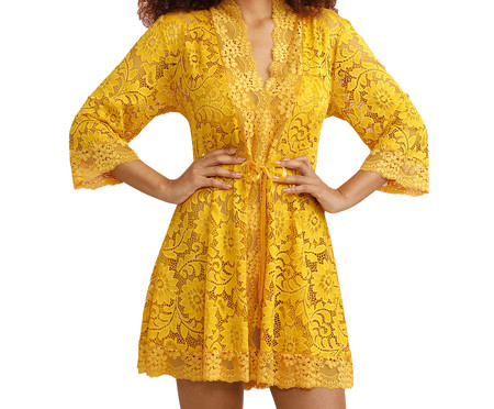 Robe Curto Yellow