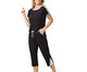 Pijama Capri Preto, Preto | WestwingNow