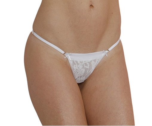 String com Regulagem Branco, Branco | WestwingNow