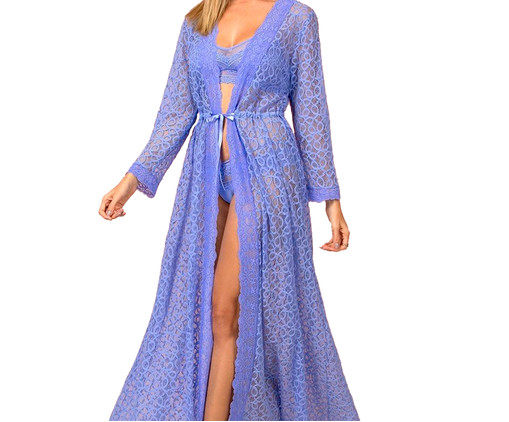 Robe Longo Azul, Azul | WestwingNow