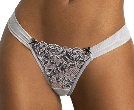 Tanga Drapeada Platinum | WestwingNow