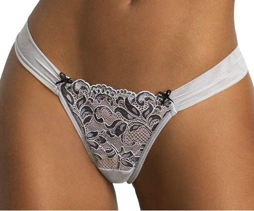 Tanga Drapeada Platinum, Branco | WestwingNow