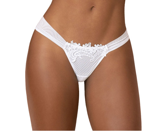 Tanga Drapeada III Branco, Branco | WestwingNow