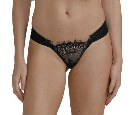 Tanga Drapeada II Preto