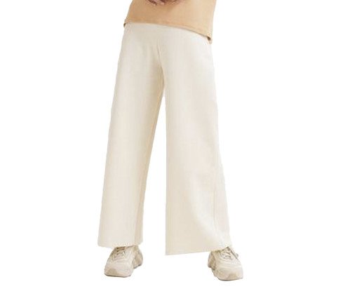 Calça Wide Leg Off White, Off White | WestwingNow