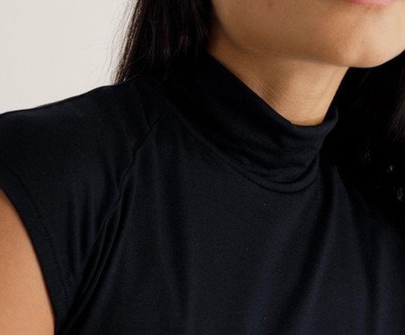 Blusa High Neck Tank Preto | Westwing