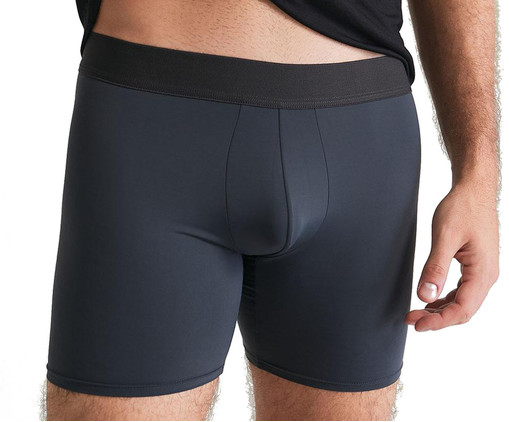 Cueca Performance Cinza Escuro, Cinza | WestwingNow