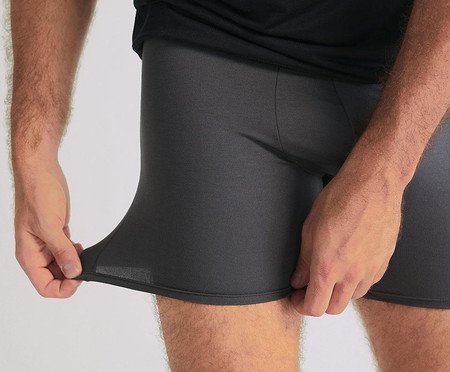 Cueca Comfort Simples Cinza | Westwing