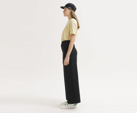 Calça Wide Leg Preta | WestwingNow