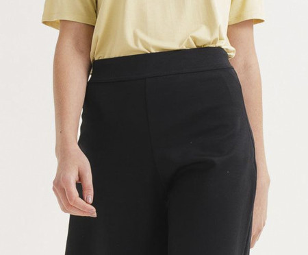 Calça Wide Leg Preta | WestwingNow