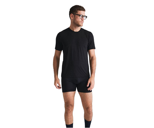 Cueca Comfort Simples Preta, Preto | WestwingNow