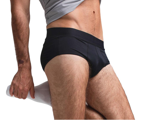 Cueca Slip Comfort Preta, Preto | WestwingNow