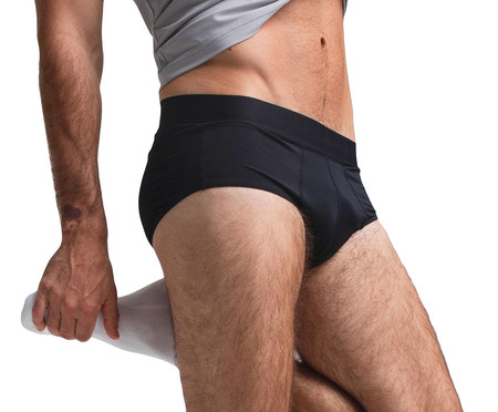 Cueca Slip Comfort Preta