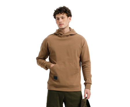 Hoodie Heavy Brown Wood